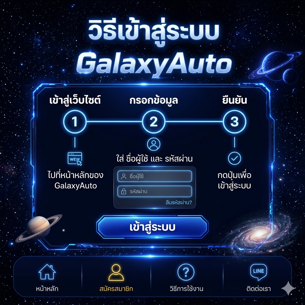 เข้าสู่ระบบ-GalaxyAuto
